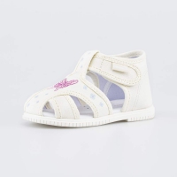 121074-72 молочный туфли ясельная, малодетская Текстиль