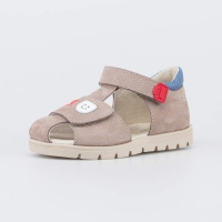 122255-22 коричнев. туфли летние ясельная, малодетская Нат. кожа