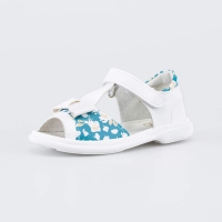 320717/11711-2 Туфли летние малодетские (23-26) ИК белый+бирюз (23-2, 24-2, 25-2, 26-2) 