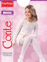 07831092-20 Колготки детские п/а MAGGIE белые р.116-122